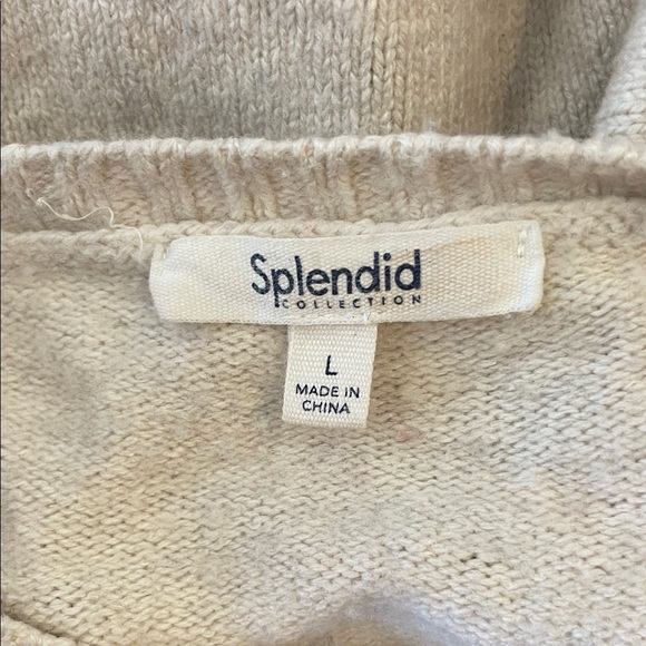 Splendid Annabelle Heart Sweater, L - Picture 2 of 10